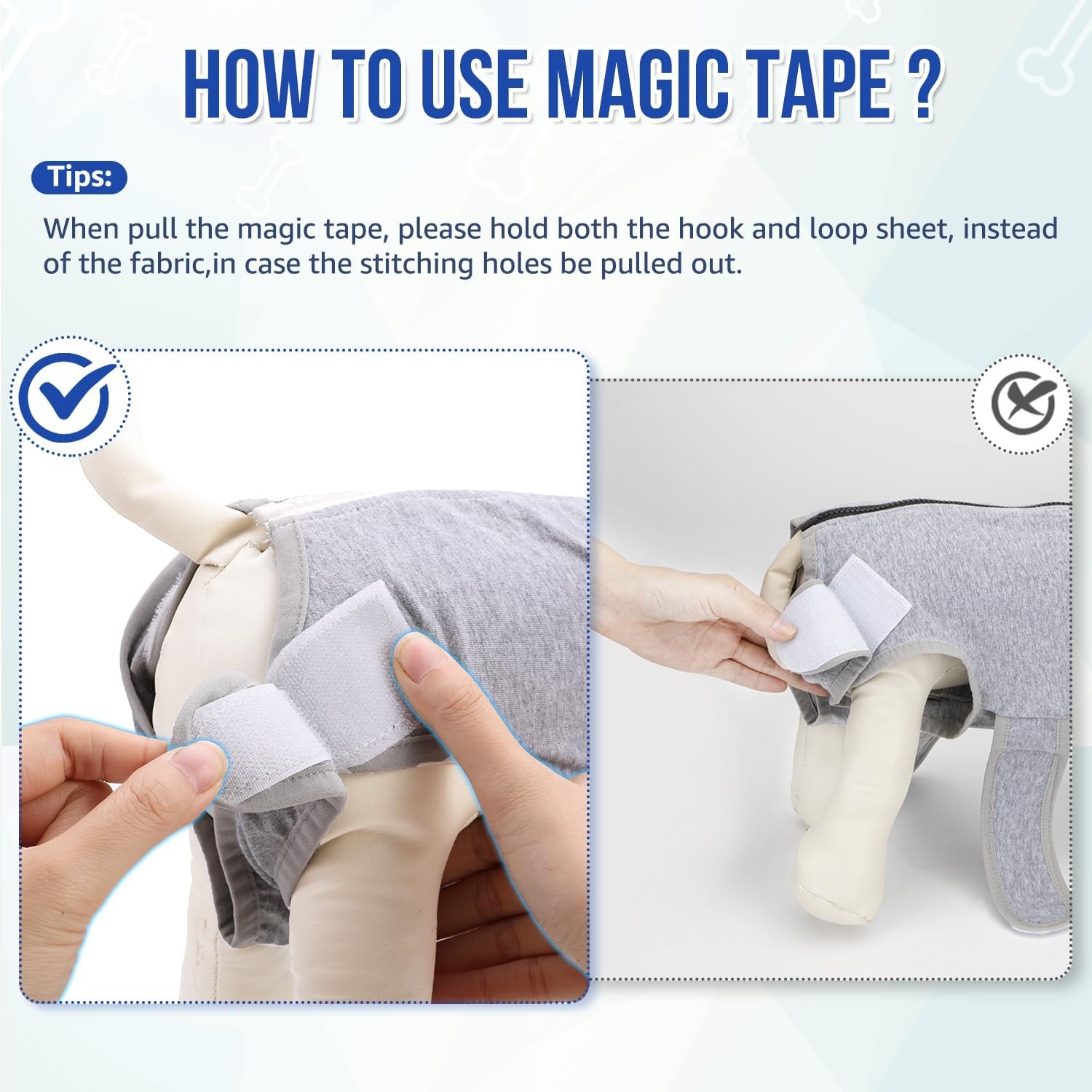 image:imageSlowTon Dog Surgery Recovery Suit Zipper On Dog Onesies After Surgery for Female Male Dogs Abdominal Wounds Bandages ConeECollar Alternative Surgical Body Suit AntiLicking PinkTie DyeS1Grey 95 Cotton 5 Spandex
