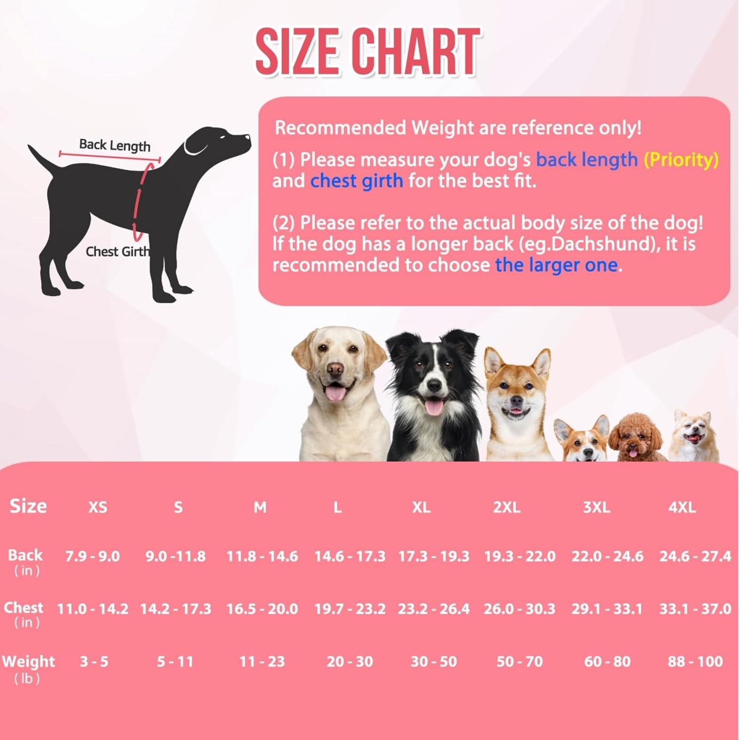 image:imageSlowTon Recovery Suit for Dogs Dog Surgery Suit Female Spay Male Neuter Dog Surgery Recovery Suit with Zipper Pet Surgical Onesies Bodysuit Abdominal Wound Bandages Pink Leopard S3Yellow Leopard