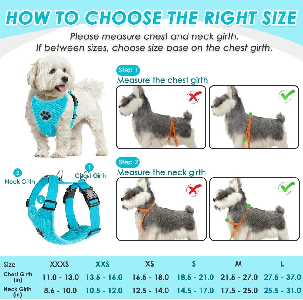 image:imageSlowTon Dog Seat Belt Harness for Car Dog Car Harness Adjustable Mesh Breathable amp Dog Seatbelt Safety Tether with Elastic Bungee for Small Medium Large PetsBlack Double Clip MDLight Blue