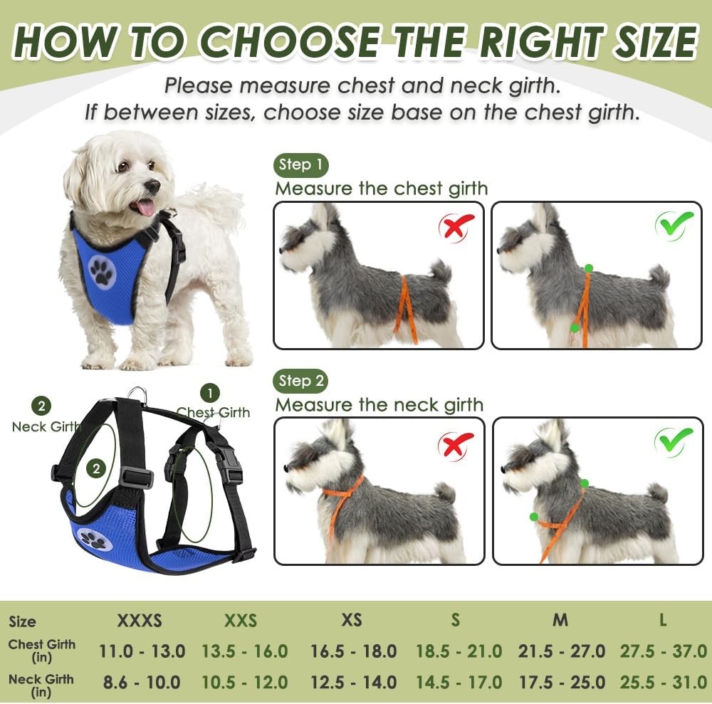 image:imageSlowTon Dog Seat Belt Harness for Car Dog Car Harness Adjustable Mesh Breathable amp Dog Seatbelt Safety Tether with Elastic Bungee for Small Medium Large PetsBlack Double Clip MLBlue