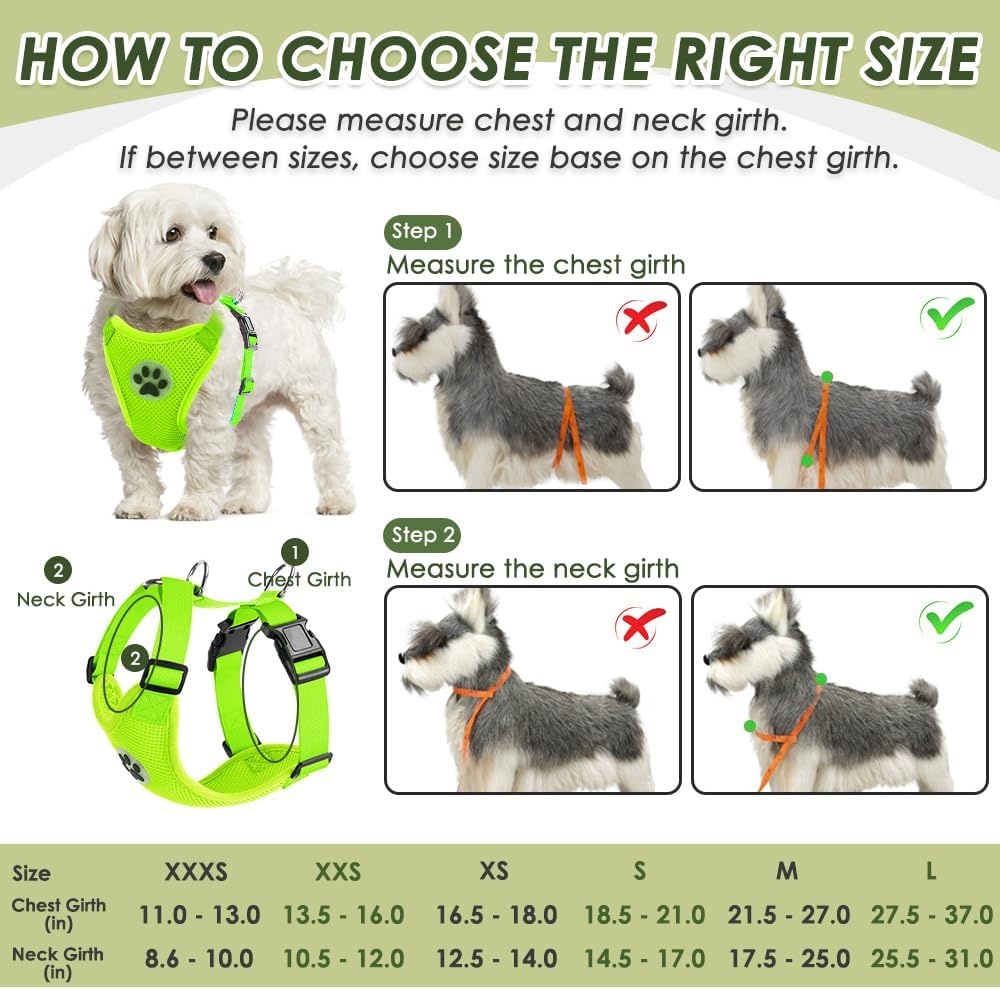image:imageSlowTon Dog Seat Belt Harness for Car Dog Car Harness Adjustable Mesh Breathable amp Dog Seatbelt Safety Tether with Elastic Bungee for Small Medium Large PetsBlack Double Clip XXXSILime
