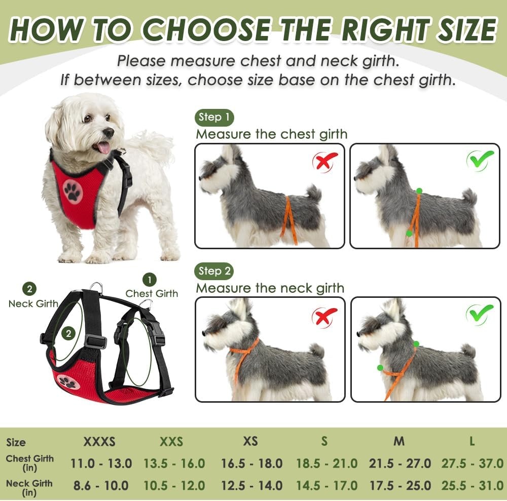 image:imageSlowTon Dog Seat Belt Harness for Car Dog Car Harness Adjustable Mesh Breathable amp Dog Seatbelt Safety Tether with Elastic Bungee for Small Medium Large PetsBlack Double Clip XXXSRRedSingle Clip