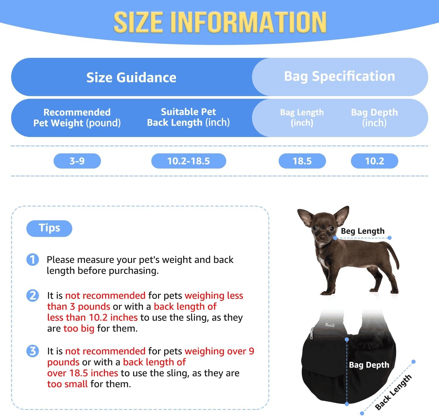 image:imageSlowTon Dog Carrier Sling Hard Bottom Support Dog Carriers for Small Dogs with Adjustable Padded Shoudler Strap Dog Purse for Puppy Cat Pet with Drawstring Opening Storage Zipper Pockets GreyBlack